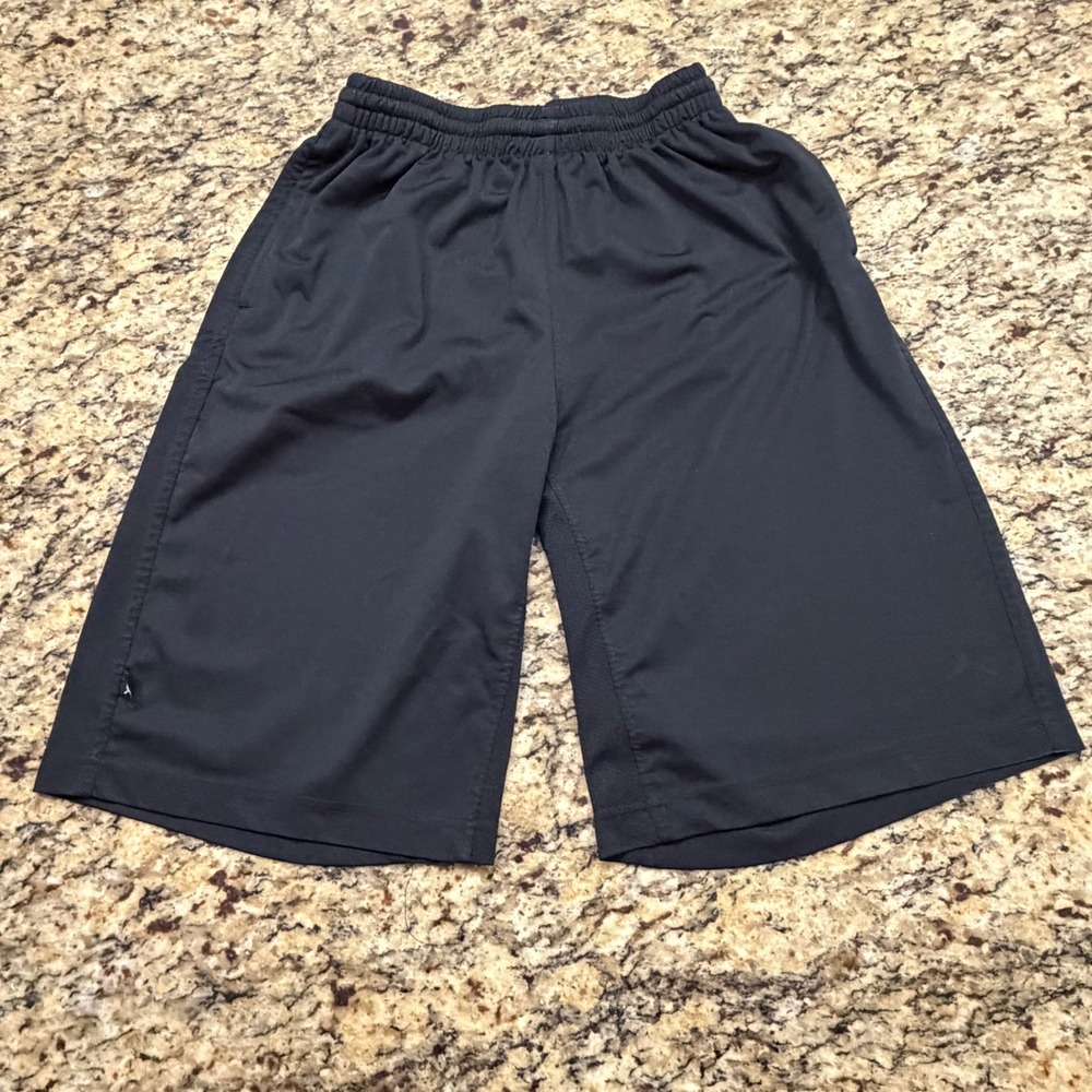 Jordan Kids Boys Large 12-13 Black Basketball‎ Athletic Shorts Jumpman Logo